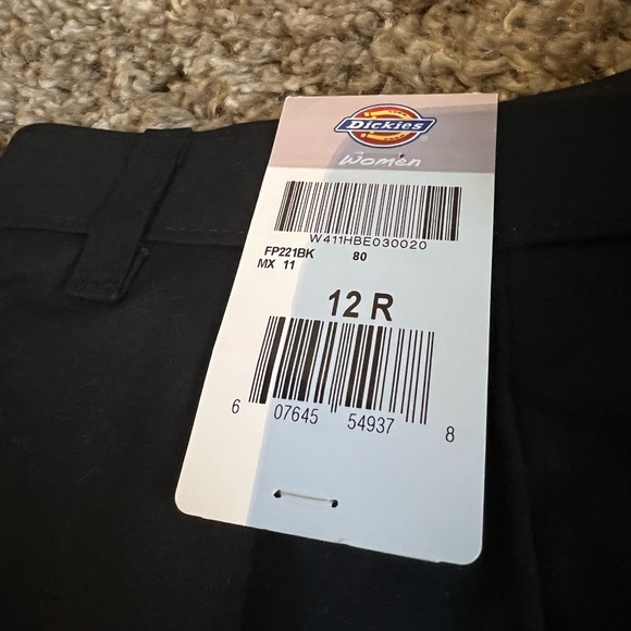 NWT Dickies women’s black work pants - Picture 4 of 5